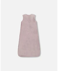 Deux par Baby Girls Plush Sleep Sack Neutral Purple - Baby|Toddler