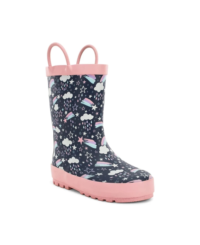 Western Chief Little Girls Shooting Stars Rain Boot