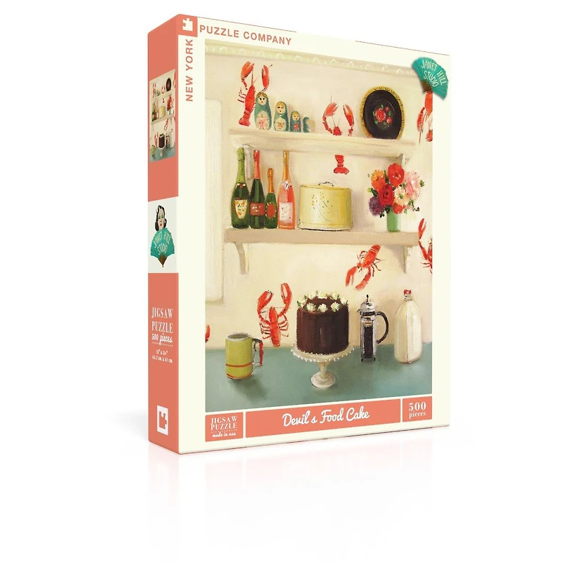 New York Puzzle Company Devil's Food Cake 500 Piece Puzzle