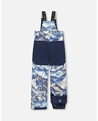 Deux par Boy Two-Piece Teknik Snowsuit Blue Mountains - Toddler|Child