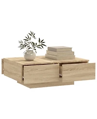 Coffee Table Sonoma Oak 35.4"x23.6"x12.2" Engineered Wood