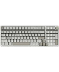 Wireless Gaming Keyboard,Knob Control Bt/2.4G Wireless Mechanical Feeling Keyboard,Rgb Led Backlit With Display Screen, Pbt Keycap,2000mAh, 94-Key Lay
