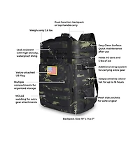 Ayamaya Arctic Mule Tactical 30L Backpack Cooler – Insulated, Soft-Sided, 40-Can Capacity with Molle Storage, Bottle Opener, and Padded Straps