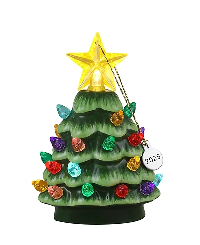 Mr. Christmas 4" Nostalgic Christmas Tree with 2025 Charm