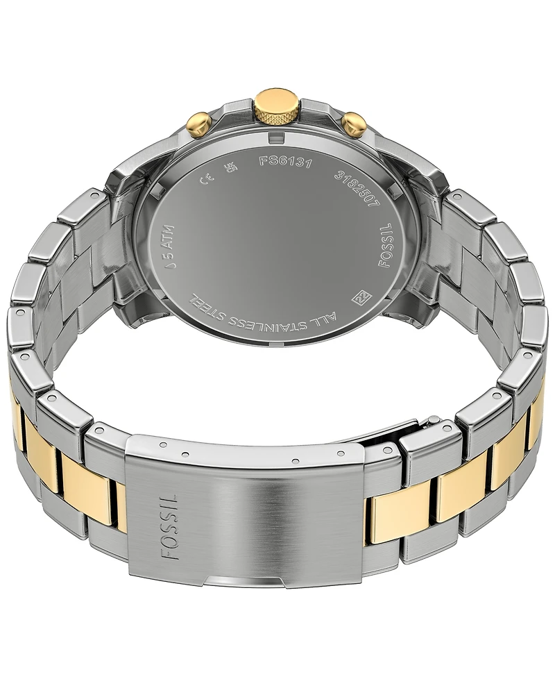 Fossil Men's Grant Chronograph Two-Tone Stainless Steel Watch