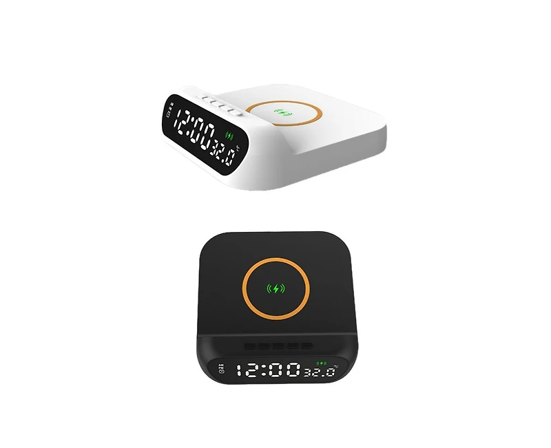 3P Experts Wireless Charger Alarm Clock