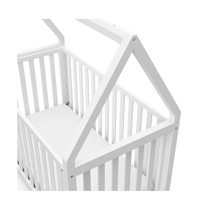 Storkcraft Orchard 6-in-1 Convertible Crib (White) – Greenguard Gold Certified