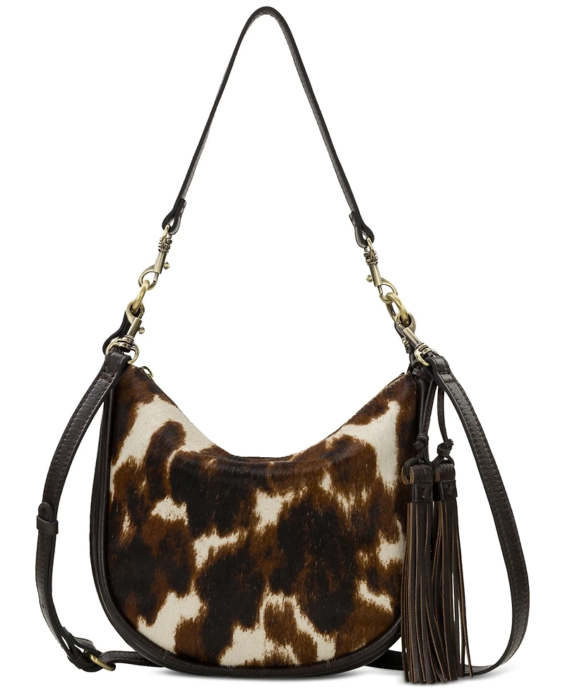 Patricia Nash Calanna Calf Hair Small Hobo Bag