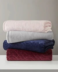 Premier Comfort Cozy Embossed Throw Blanket, 50" x 60"