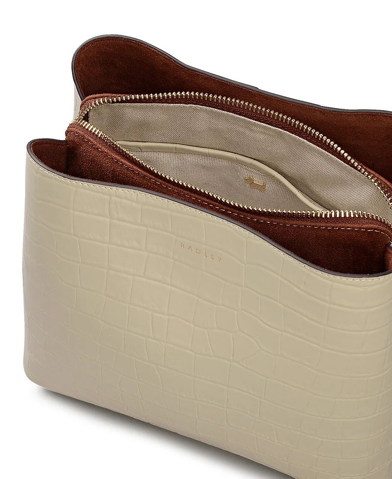 Radley London Dukes Place Faux Croc Small Compartment Crossbody Bag