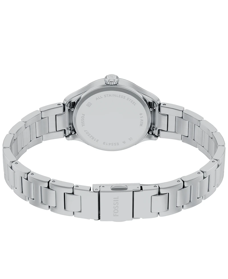 Fossil Women's Gilmore Three-Hand Stainless Steel Watch, 28mm