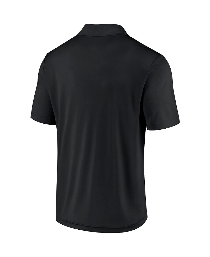 Fanatics Men's Black San Jose Sharks Winning Streak Polo Shirt