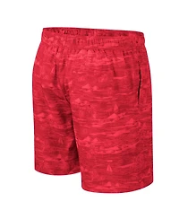 Colosseum Men's Red Maryland Terrapins Ozark Swim Shorts