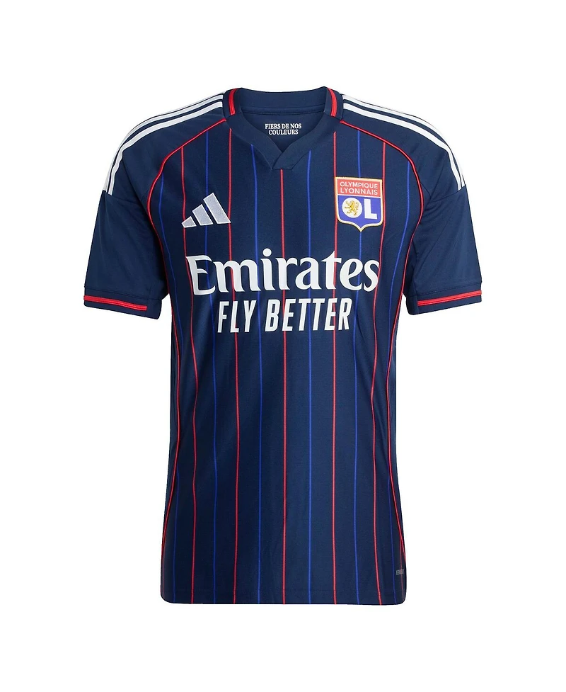 Adidas Men's Blue Olympique Lyonnais 2025/26 Away Replica Jersey