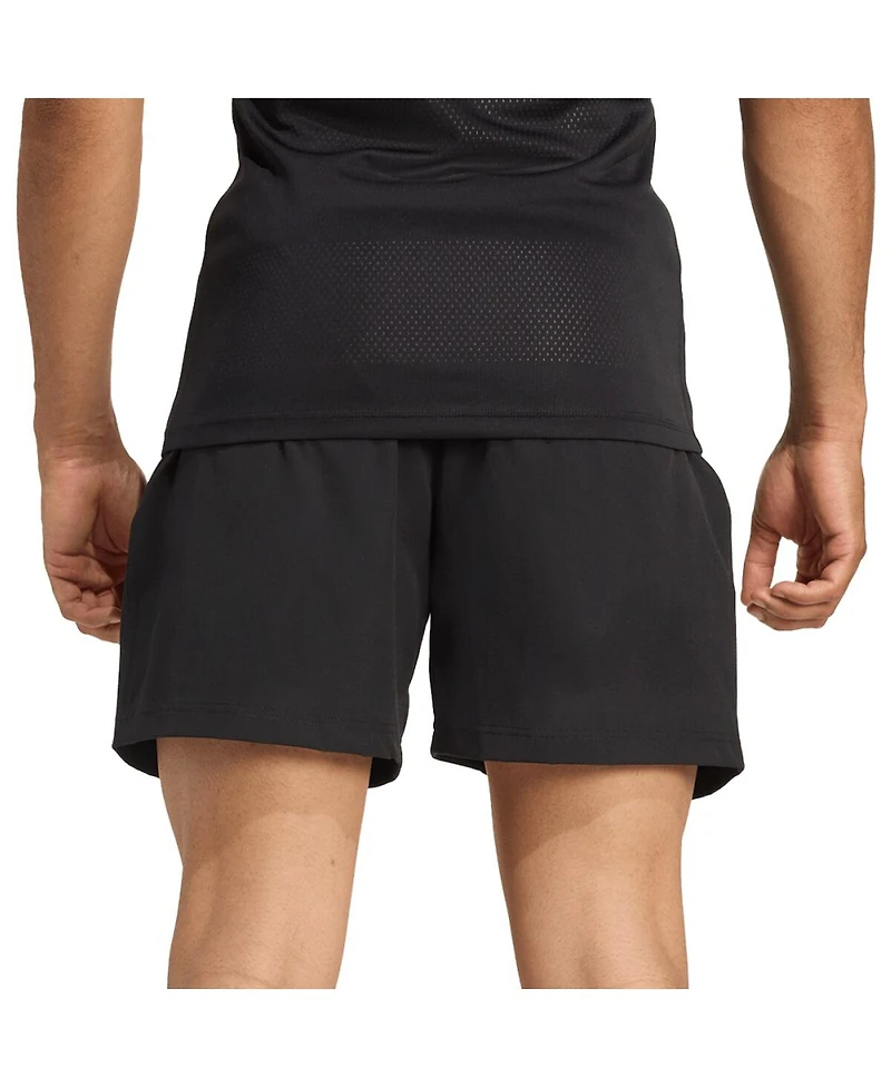 Adidas Men's Black New Zealand Rugby 2025/26 Home Shorts