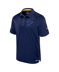 Fanatics Men's Navy St. Louis Blues Authentic Pro Rink Polo Shirt