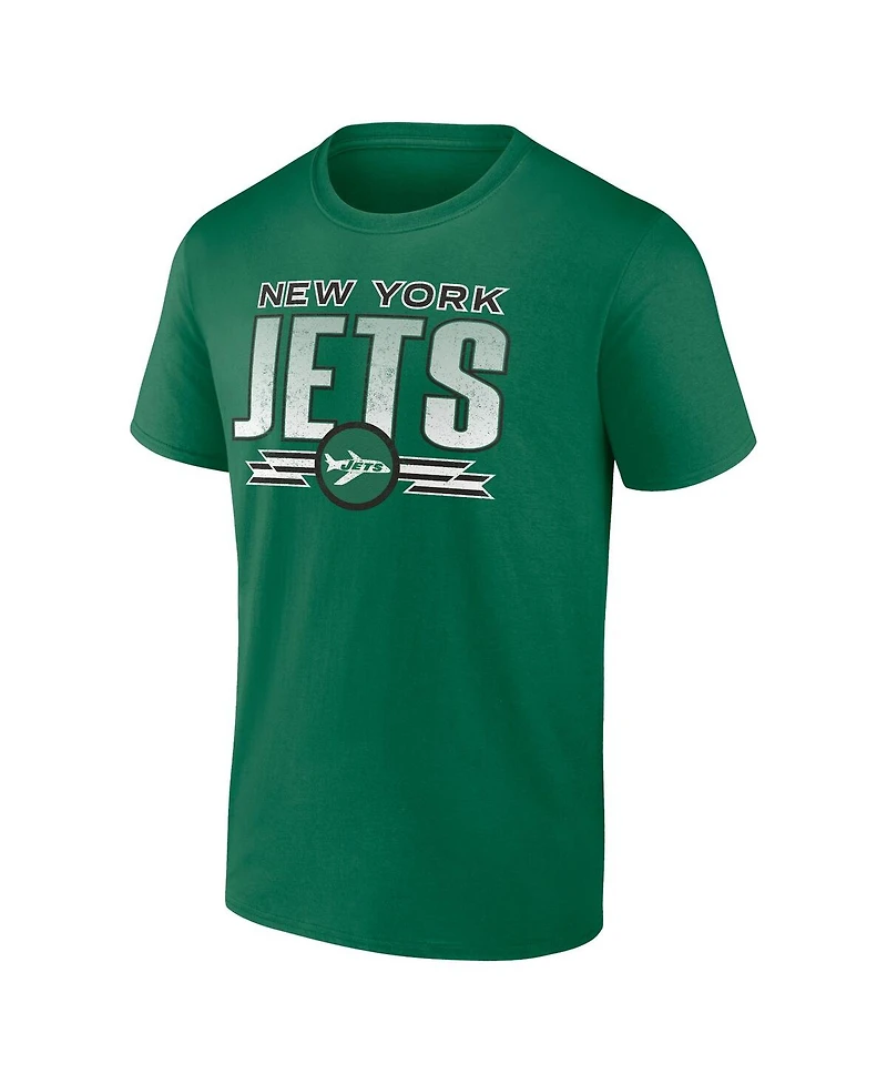 Fanatics Men's Kelly Green New York Jets Fading Out T-Shirt