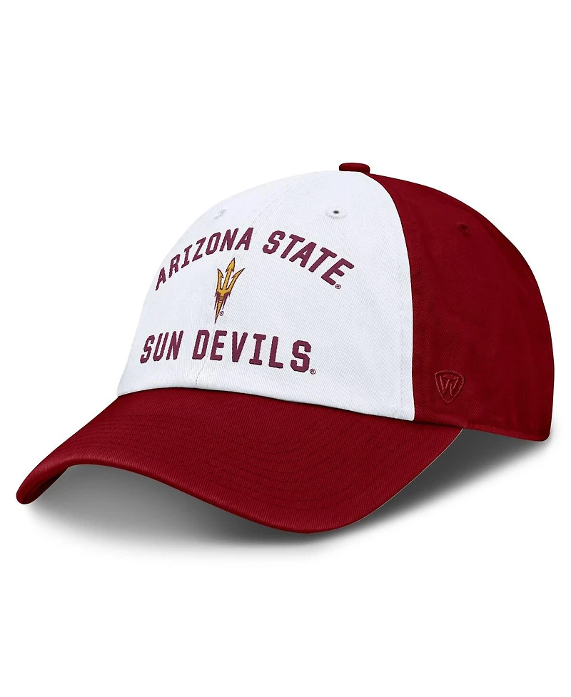 Top of the World Men's White Arizona State Sun Devils Weston Adjustable Hat