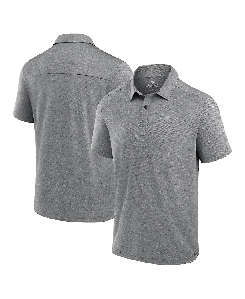 Fanatics Men's Charcoal Texas Longhorns Performance Polo Shirt