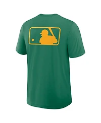 Nike Men's Green Athletics Authentic Collection Early Work Tri-Blend Performance T-Shirt