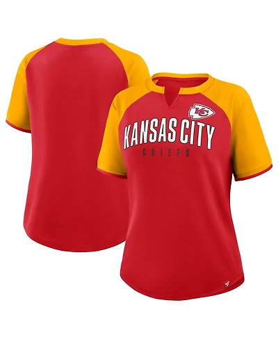 Fanatics Women's Red/Gold Kansas City Chiefs Height Advantage T-Shirt