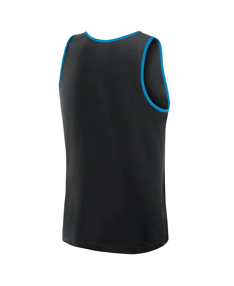 Logo Athletic Men's Black Carolina Panthers Unmatched Success Tank Top