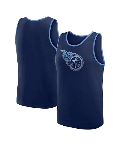 Logo Athletic Men's Navy Tennessee Titans Unmatched Success Tank Top