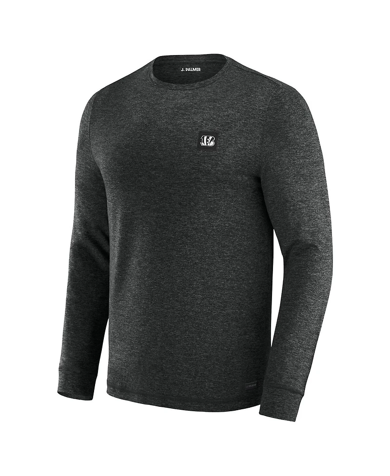 J. Palmer Men's Black Cincinnati Bengals Four Down Long Sleeve T-Shirt