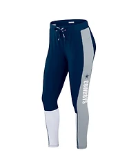 Wear by Erin Andrews Women's Navy Dallas Cowboys Color-Block Leggings