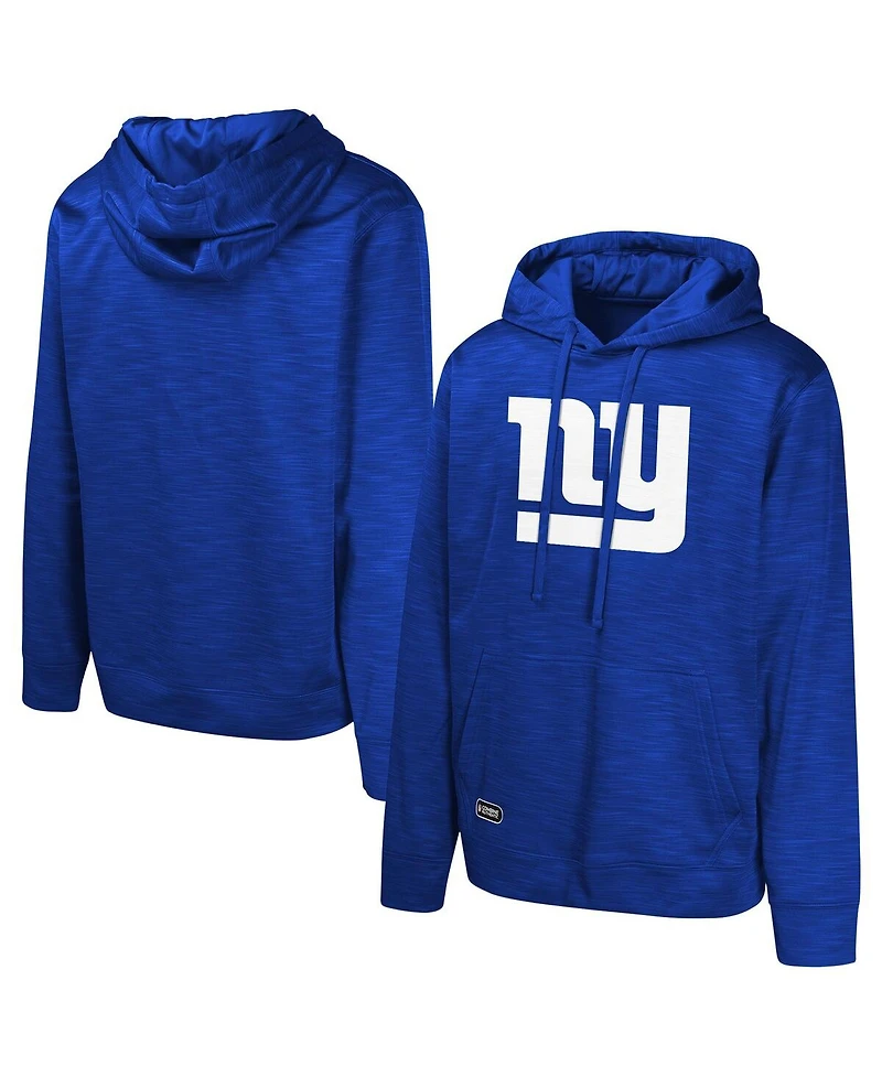 Outerstuff Men's Royal New York Giants Streak Fleece Pullover Hoodie
