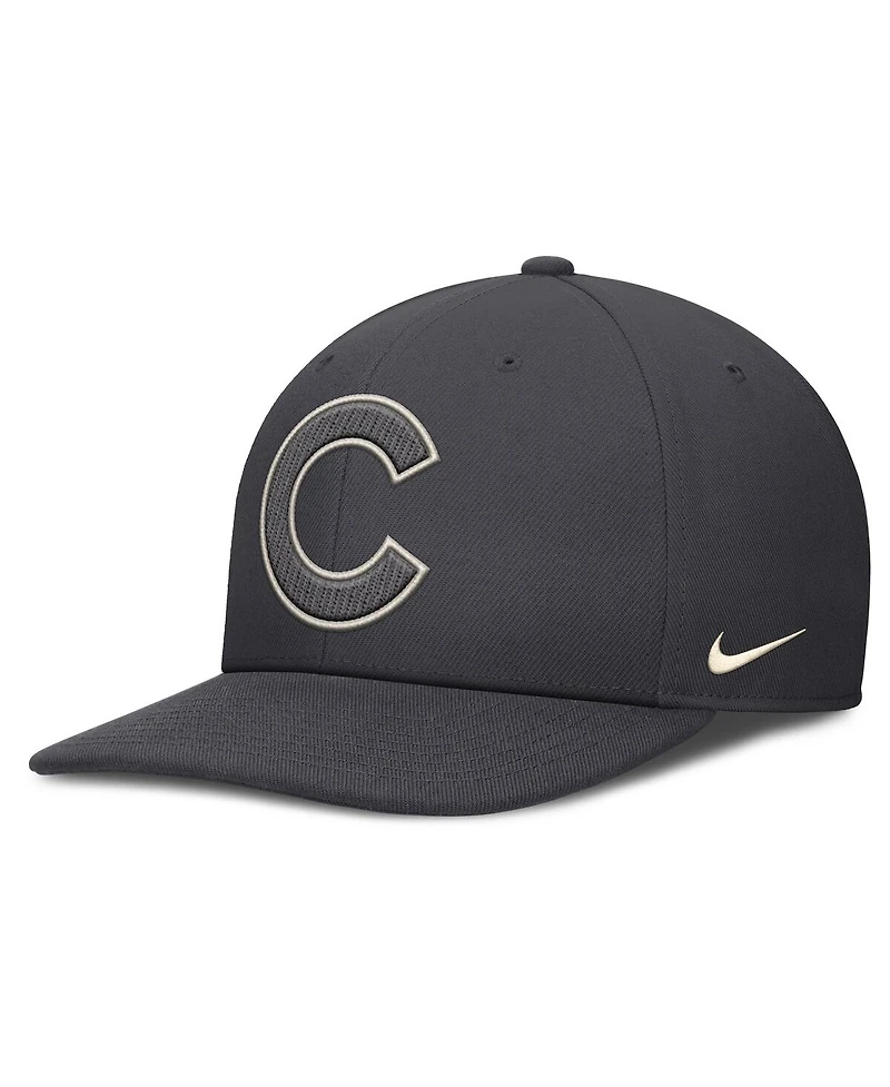 Nike Men's Anthracite Chicago Cubs Statement Pro Snapback Hat