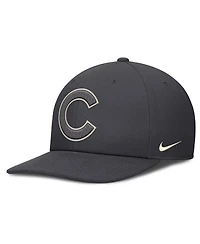 Nike Men's Anthracite Chicago Cubs Statement Pro Snapback Hat
