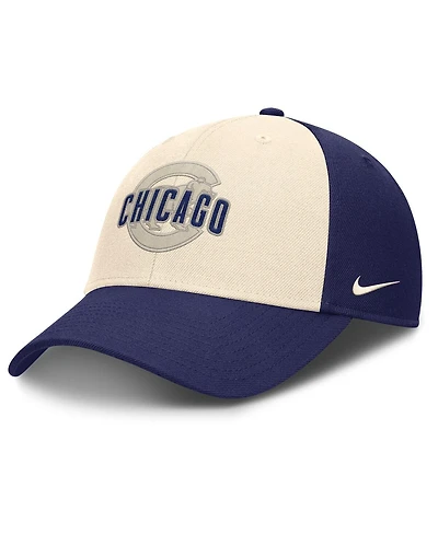 Nike Men's Royal/Natural Chicago Cubs Statement Club Performance Adjustable Hat