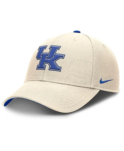 Nike Men's Natural Kentucky Wildcats Rise Primetime Performance Trucker Adjustable Hat