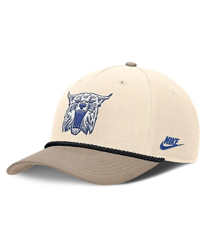 Nike Men's Natural Kentucky Wildcats Rise Legacy Throwback Logo Adjustable Hat