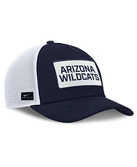 Nike Men's Navy/White Arizona Wildcats 2025 On-Field Rise Patch Trucker Adjustable Hat
