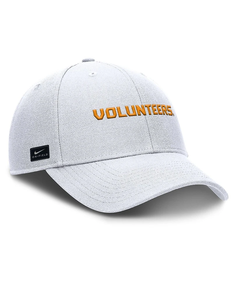 Nike Men's White Tennessee Volunteers 2025 On-Field Rise Performance Adjustable Hat