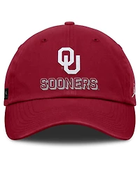 Jordan Men's Crimson Oklahoma Sooners 2025 On-Field Club Adjustable Hat