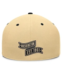 Fanatics Men's Gold/Black Washington Huskies Balance Fitted Hat