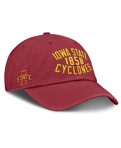Fanatics Men's Cardinal Iowa State Cyclones Archer Adjustable Hat