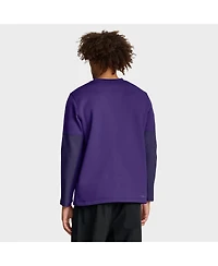 Nike Men's Purple Lsu Tigers 2025 Sideline Coach Performance Long Sleeve T-Shirt