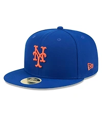 New Era Men's Royal York Mets Baseball Hall of Fame 59FIFTY Fitted Hat