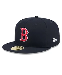 New Era Men's Navy Boston Red Sox Baseball Hall of Fame 59FIFTY Fitted Hat