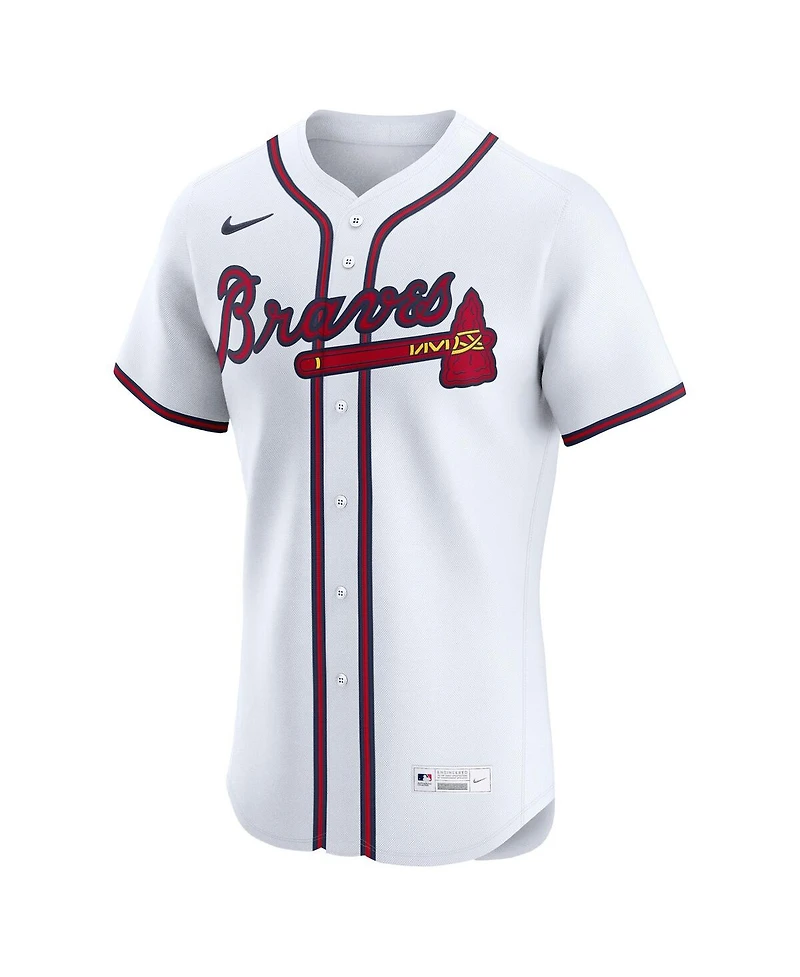 Nike Men's Ronald Acuna Jr. White Atlanta Braves Home Elite Player Jersey
