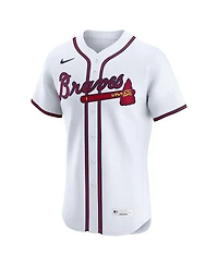 Nike Men's Ronald Acuna Jr. White Atlanta Braves Home Elite Player Jersey