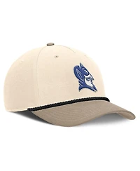 Nike Men's Natural Duke Blue Devils Rise Legacy Throwback Logo Adjustable Hat