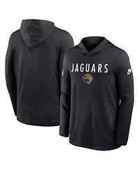 Nike Men's Black Jacksonville Jaguars Alt Pack Pass Accuracy Performance Long Sleeve Hoodie T-Shirt