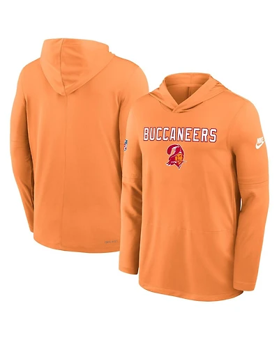 Nike Men's Orange Tampa Bay Buccaneers Alt Pack Pass Accuracy Performance Long Sleeve Hoodie T-Shirt
