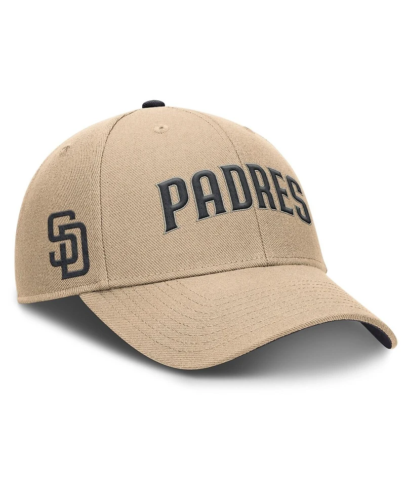 Nike Men's Khaki San Diego Padres Rise Adjustable Hat