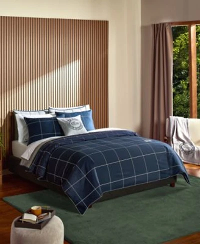 Lacoste Home Tennis Checks Cotton Comforter Set
